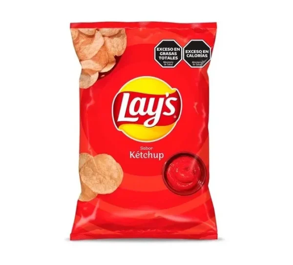 Papas Lays sabor a Kétchup 77g