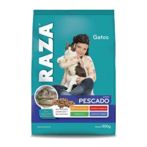 Alimento Gato Raza Pescado 500 Gr