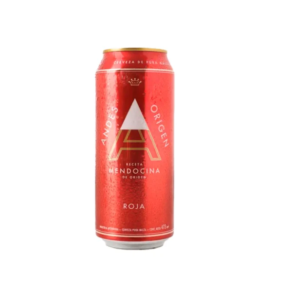 Cerveza Lata Andes Roja 473cc