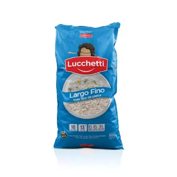 Arroz Largo Fino Lucchetti 500g