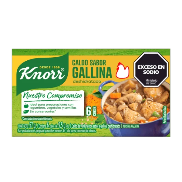 Caldo en Cubos Gallina Knorr
