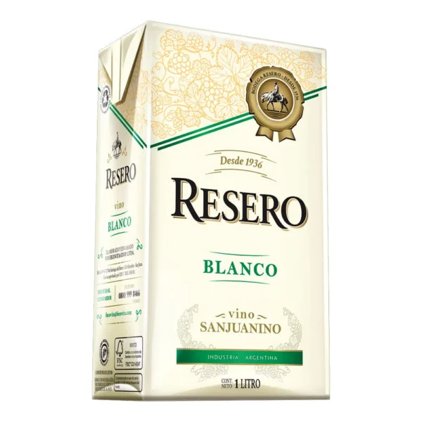 Vino Blanco Resero Tetra