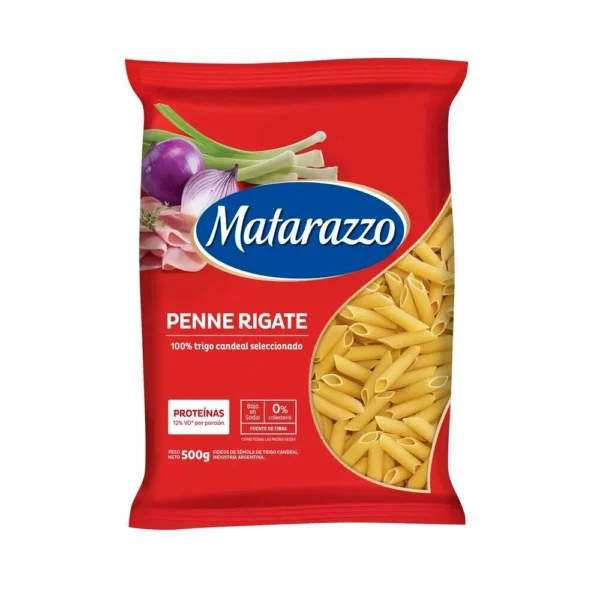 Fideos Matarazzo Penne Rigatte