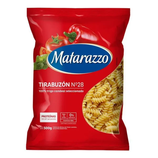 Fideos Tirabuzón Matarazzo 500 Gr
