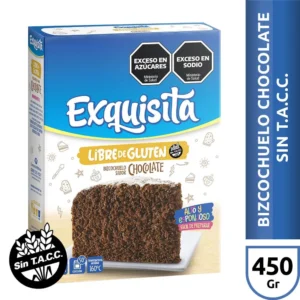 Bizcochuelo Exquisita Chocolate Sin Tacc