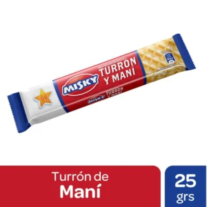 Turrón con Maní Misky 25 gr