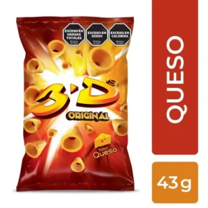 Conos 3D Mega Queso 43g