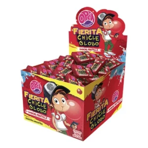 Chicle Fierita Sabor Frutilla c/u