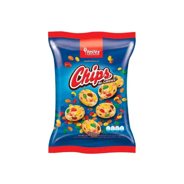 Galletitas Tostex Chips Colores 270g