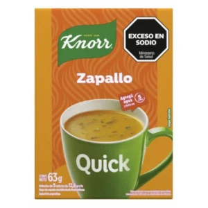 Sopa Quick Knorr Zapallo Caja 63 Gr