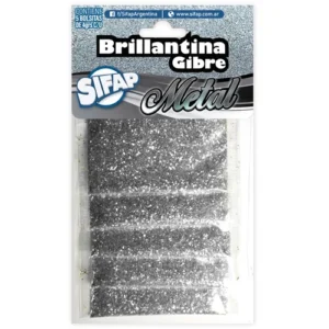 Brillantina Gibre Gris x unidad