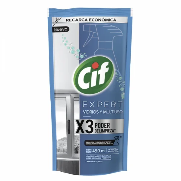 Cif Limpia Vidrios y Multiuso Expert 450ml