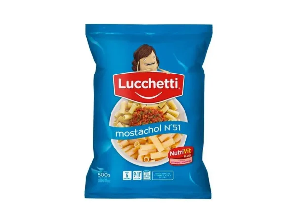 Fideos Lucchetti Mostachol N51 500g