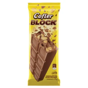 Chocolate Cofler Block Lec c/Maní 170g