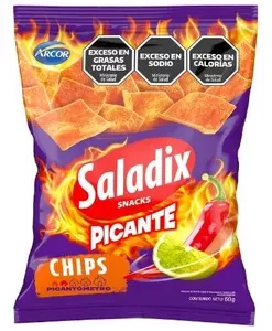 Saladix Snacks Chips Ají Picante 60g