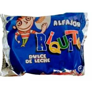 Alfajor Riquito Simple Blanco 20g