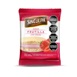 Alfajor Sin Culpa Frutilla 35 Gr