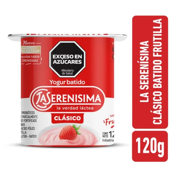 Yogur Batido Serenisima Frutilla 120g