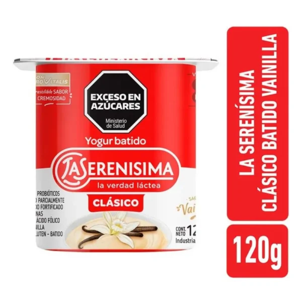 Yogur Batido Vainilla Serenisima 120g