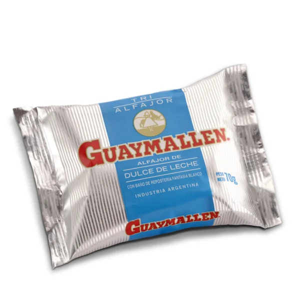 Alfajor Guaymallen Triple Blanco 70g
