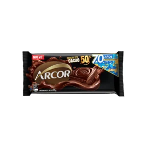 Chocolate Arcor 50% Cacao 95g