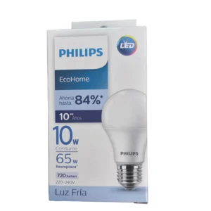 Foco Philips EcoHome 9w/65w Luz Fria