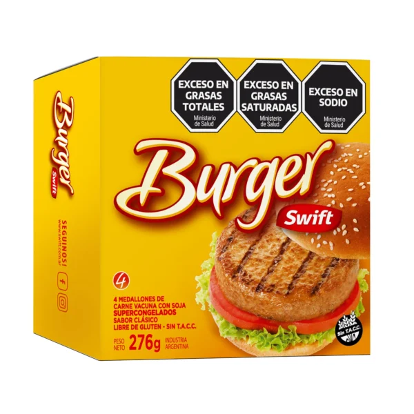 Hamburguesas Swift Caja 4 x 69g