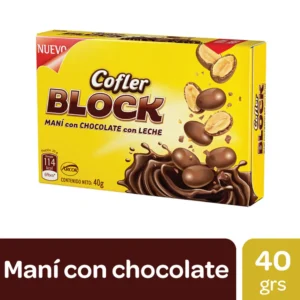 Mani con Chocolate Block Leche 40g