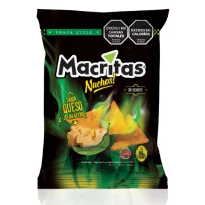 Nachos Macritas Queso y Jalapeño 90 Gr