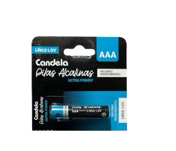 Pila Alcalina AA Candela x unidad