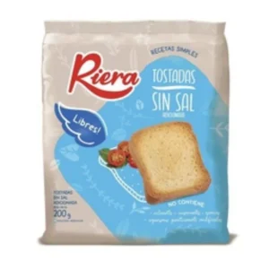 Tostadas Riera Sin Sal 200 Gr