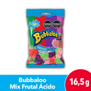 Bubbaloo Gomitas Gatitos Ácidos 15g