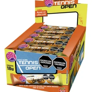 Chicles Open Candy Tennis Naranja c/u