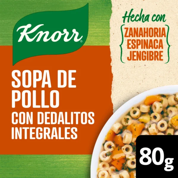 Knorr Sopa Pollo Dedalitos Integrales 80g