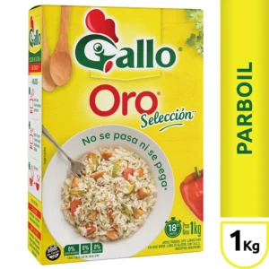 Arroz Gallo Oro en Caja 1 Kg