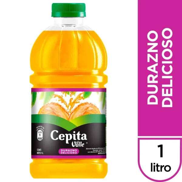 Jugo Cepita Durazno 1 L
