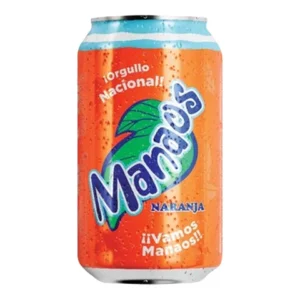 Gaseosa Manaos Lata Naranja 354 cc