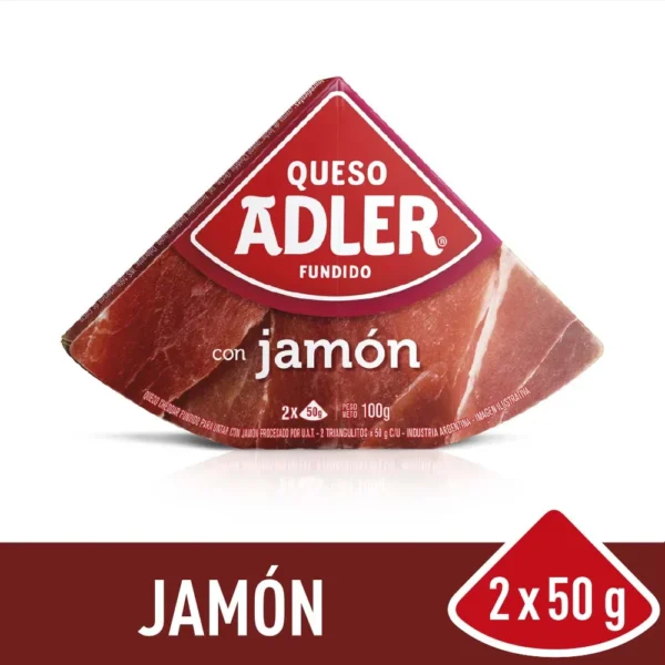 Queso Adler Untable Jamon 100 Gr