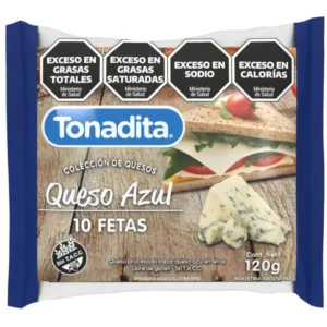 Queso Azul Tonadita 10 Fetas 120 Gr