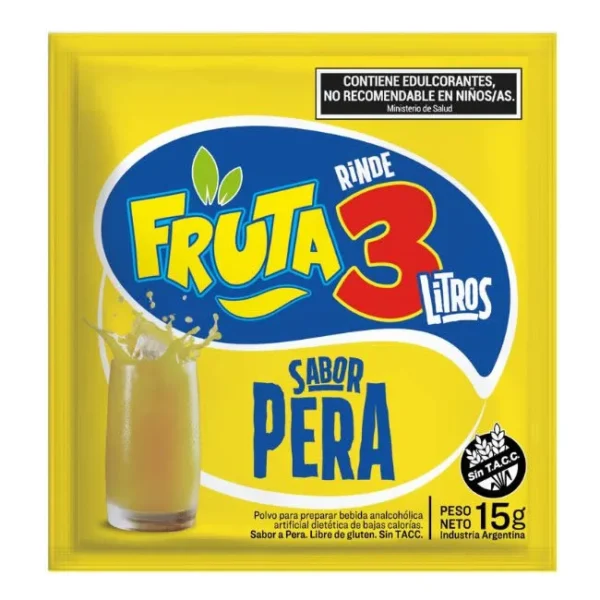 Jugo en Polvo Fruta 3 Pera