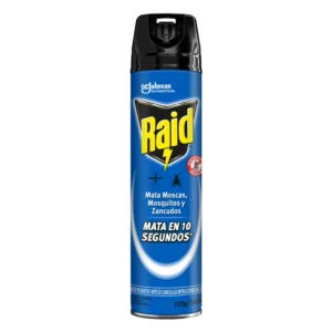 Raid Azul Mata en 10 seg Aerosol 380ml