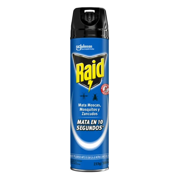 Raid Azul Mata en 10 seg Aerosol 380ml