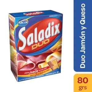 Saladix Caja Dúo Jamón y Queso 80g