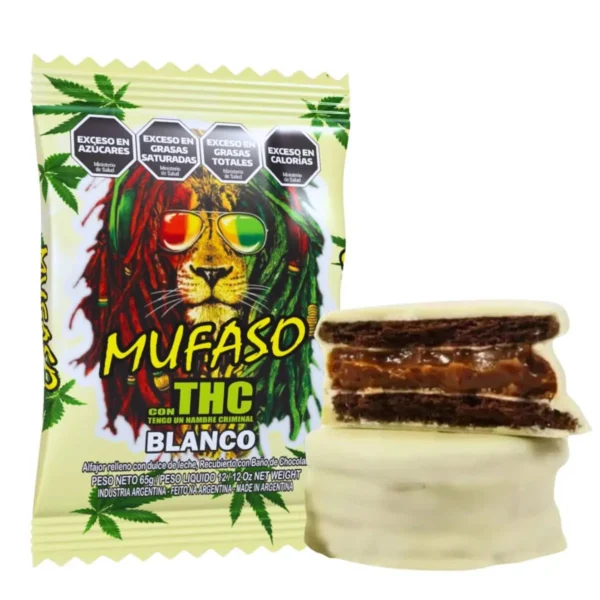Alfajor Mufaso Blanco 65 Gr