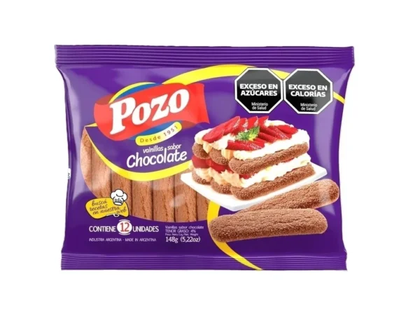 Galletitas Vainilla Pozo Chocolate 148g