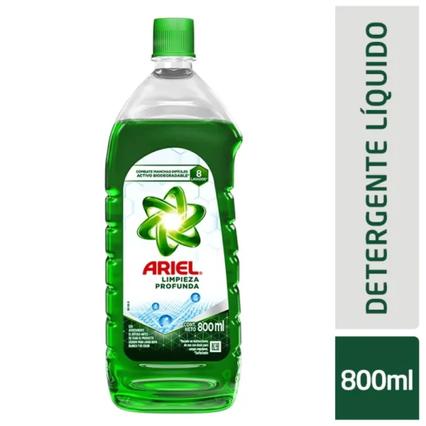 Jabón Liquido Ariel Limp Botella 800 ml