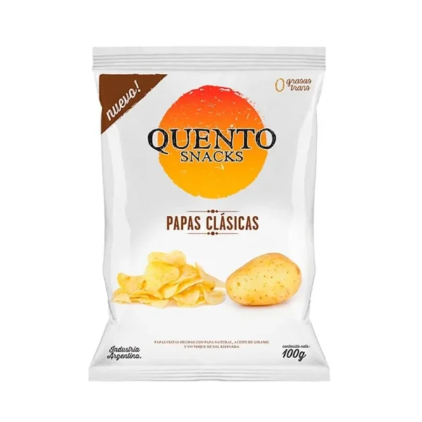 Quento Snacks Papas Clásicas 80 Gr