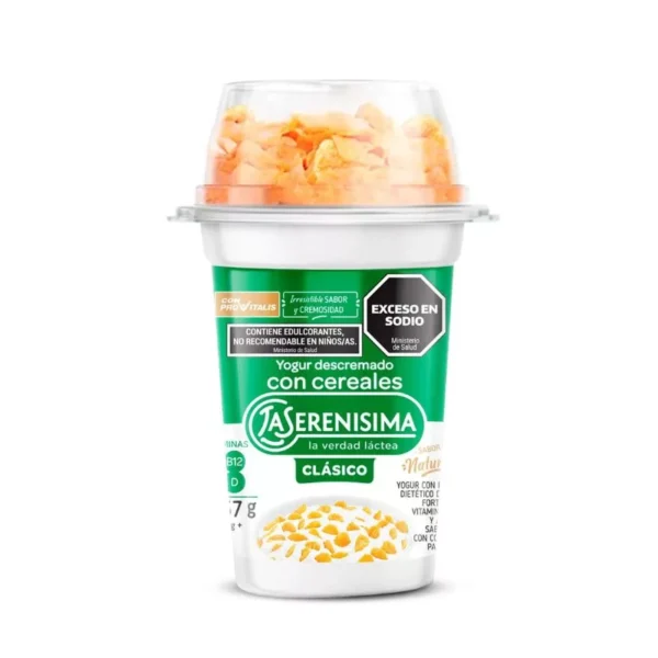 Yogur Serenísima Parcialmente Descremado con Cereales 157 Gr