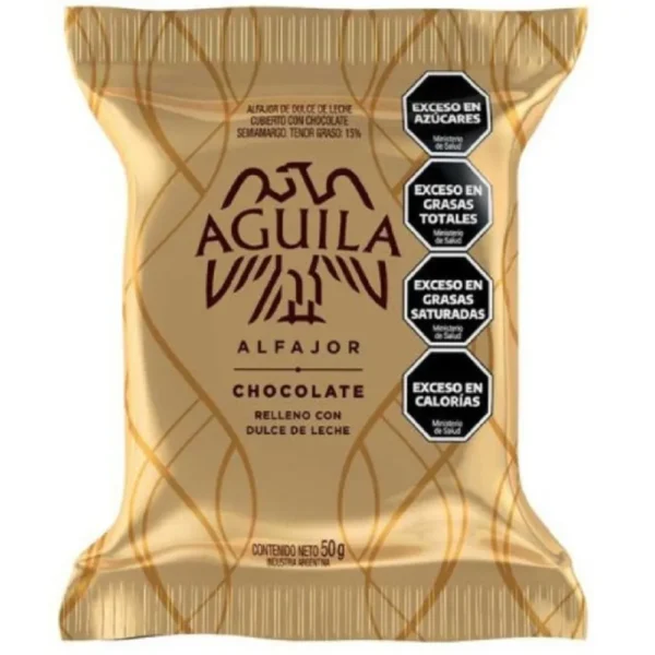 Alfajor Águila Simple Dorado 50 Gr