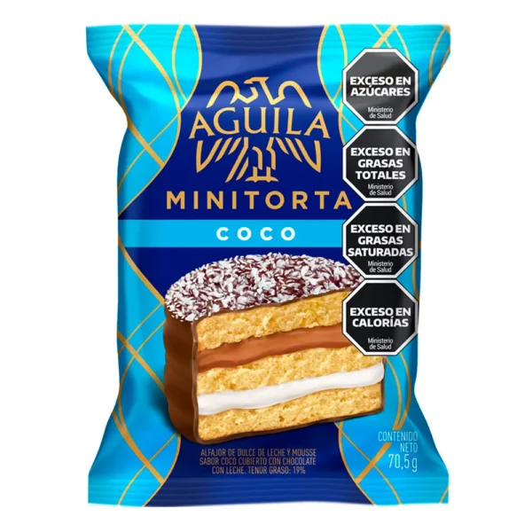 Alfajor Águila Mini Torta Coco 70g